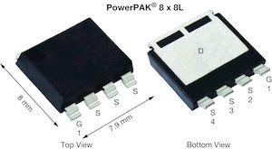 Vishay SQJQ148E-T1_GE3 N-Kanal, SMD MOSFET 40 V / 375 A, 4-Pin PowerPAK 8 X 8 L