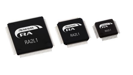 Renesas Electronics Microcontrôleur, 32bit, 32 Ko RAM, 256 Ko, 48MHz, LQFP 64, Série RA2L1