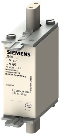Siemens Fusible BS88 à Pattes Centrées 6A NH000 690V, GG