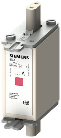Siemens Fusible, NH000, GG, 690V, 2A, IEC 60269