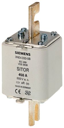 Siemens NH-Sicherung Mit Schraublaschen NH2, 800V / 450A, AR