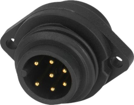 RS PRO Conector Circular De 7 Vías Macho, Montaje En Panel, IP67