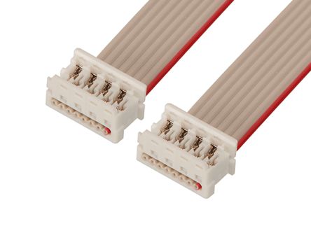 Molex Cable Plano Picoflex, Paso 1.27mm, Long. 500mm, Con. A: Hembra, Con. B: Hembra