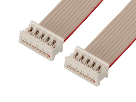Molex Cable Plano Picoflex, Paso 1.27mm, Long. 240mm, Con. A: Hembra, Con. B: Hembra