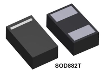 STMicroelectronics TVS-Diode Uni-Directional 14.5V 8.1V Min., 2-Pin, SMD SOD882T