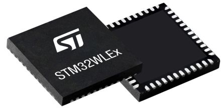 STMicroelectronics Minicontrolador Inalámbrico STM32WLE5JBI6, Núcleo ARM Cortex M4 De 32bit, 48MHZ, UFQFPN De 48 Pines
