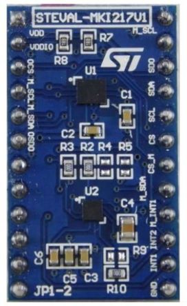 STMicroelectronics Carte Adaptatrice Adapter Board For Standard DIL24 Socket Based On LSM6DSOX And LIS2MDL In Sensor Hub Mode