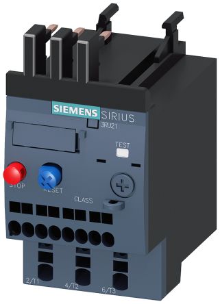 Siemens Overload Relay, 8 A F.L.C, 8 A Contact Rating, 3 KW, 4 KW, 5.5 KW, 690 V, SIRIUS