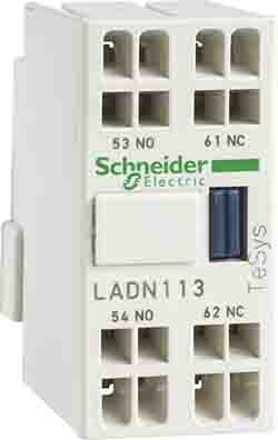 Schneider Electric LADN Hilfskontaktblock TeSys, 2 Öffner DIN-Schienenmontage, 690 V