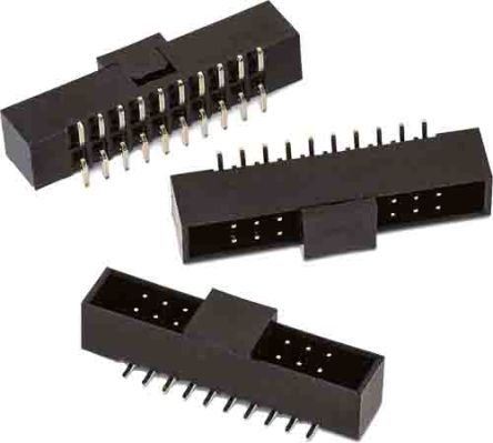 Wurth Elektronik WR-BHD Leiterplatten-Stiftleiste Vertikal, 10-polig / 2-reihig, Raster 2.0mm