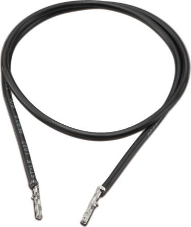 Wurth Elektronik Female WR-MPC3 To Male WR-MPC3 Crimped Wire, 150mm, 0.25mm², Black