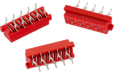 Wurth Elektronik WR-MM Leiterplatten-Stiftleiste Gerade, 14-polig / 2-reihig, Raster 2.54mm, Ummantelt