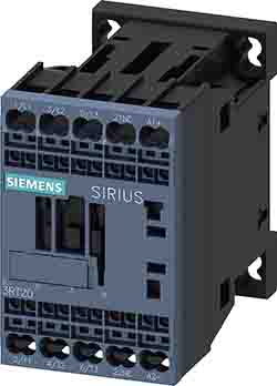 Siemens SIRIUS Leistungsschütz / 48 V Dc Spule, 3 -polig 1NC / 12 A, Umkehrend