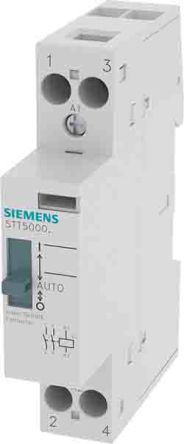 Siemens Contactor SENTRON De 2 Polos, 2NO, 20 A, Bobina 230 V Ac