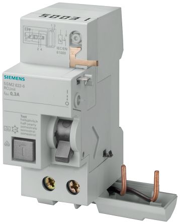 Siemens 5SM2 MCB Leitungsschutzschalter Typ AC, 2-polig 63A SENTRON DIN-Schienen-Montage