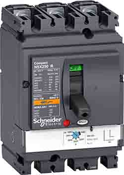 Schneider Electric Kompakt NSX R, Leistungsschalter MCCB 3-polig, 100A / Abschaltvermögen 200 KA 690V, Fest