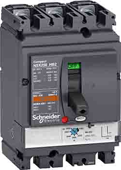 Schneider Electric Kompakt NSX HB2, Leistungsschalter MCCB 3-polig, 50A / Abschaltvermögen 100 KA 690V, Fest