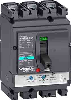Schneider Electric Kompakt NSX HB1, Leistungsschalter MCCB 3-polig, 160A / Abschaltvermögen 75 KA 690V, Fest, L. 161mm
