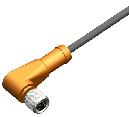 RS PRO Câble D'actionneur 4 Conducteurs, M8 Femelle Pré-câblé, 2m