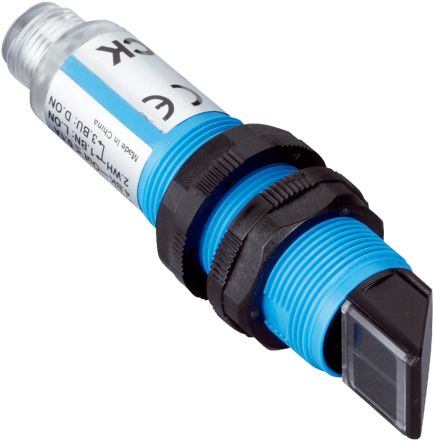 Sick V180-2 Zylindrisch Optischer Sensor, Energetisch, Bereich 1 Mm → 450 Mm, Lichtschaltung, PNP Ausgang,