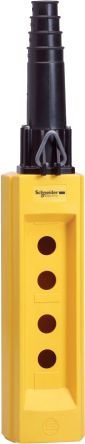 Schneider Electric XACB Steuerstation Leergehäuse, 4 X Ø 40mm, Gelb, Glasfaserverstärktes Polyester, IP 65