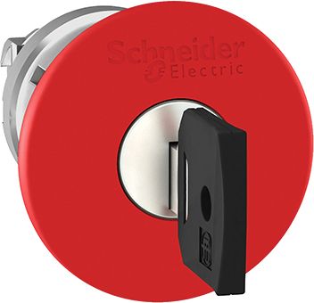 Schneider Electric Harmony XB4 Tafelmontage Not-Aus-Schalter, Rot Ø 22mm, Schlüsselentriegelung