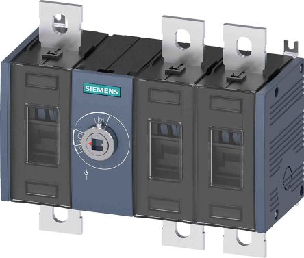 Siemens 3KD Trennschalter 3-polig, 200A, 200A, SENTRON Geschlossen, Größe 2 Sicherungsgröße