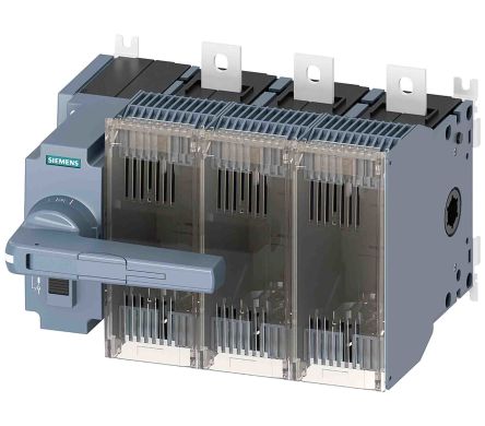 Siemens 3KD Trennschalter 3-polig, 400A, 400A, SENTRON Geschlossen, Größe 4 Sicherungsgröße