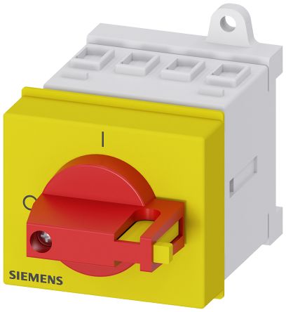 Siemens 3LD Trennschalter 3-polig, 16A, 16A, SENTRON Geschlossen, Größe 1 Sicherungsgröße