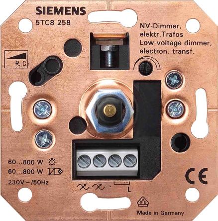 Siemens Dimmer, 20-315W 230V 1-polig, 1 Auslass