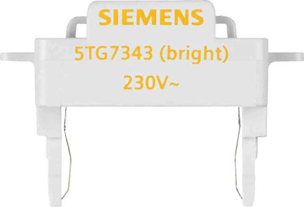 Siemens 5TG7 Lichtschalter, Tafelmontage-Montage Drucktaster, 230V Orange