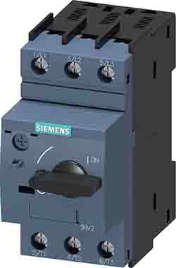 Siemens Unidad De Protección Del Motor 3RV2, 690 V, 0,16 A
