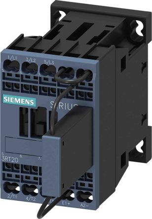Siemens SIRIUS Leistungsschütz / 24 V Dc Spule, 3 -polig 1 Öffner / 12 A, Umkehrend