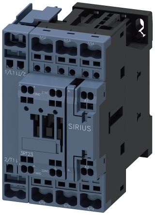 Siemens SIRIUS Leistungsschütz / 230 V Ac Spule, 4 -polig 1 Öffner + 1 Schließer / 35 A, Umkehrend