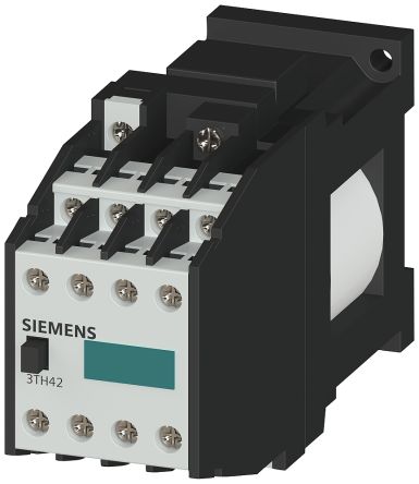 Siemens SIRIUS Leistungsschütz / 24 V Dc Spule, 8 -polig 4 Öffner + 4 Schließer / 6 A, Umkehrend