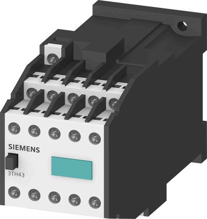 Siemens Contactor, 110 V Dc Coil, 10-Pole, 6 A, 5NC + 5NO