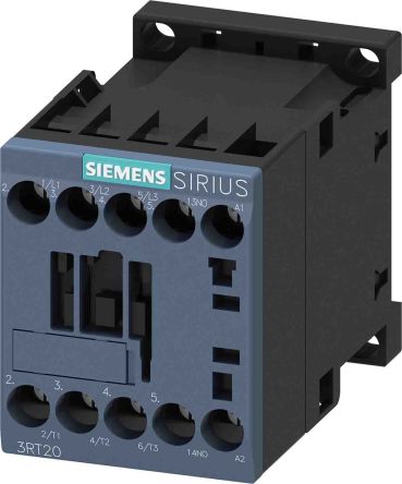 Siemens Contactor, 3-Pole, 4 KW, 1NC