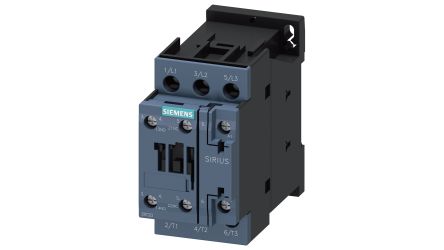 Siemens Contactor, 3-Pole, 11 KW, 1NO + 1NC