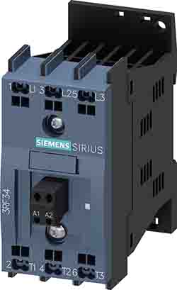 Siemens 3RF34 Series Solid State Relay, 5.2 A Load, DIN Rail Mount, 480 V Load
