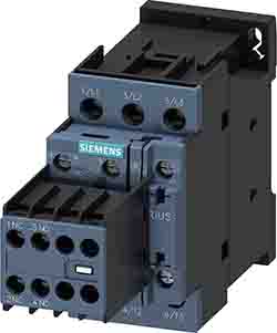 Siemens Contactor, 24 V Ac Coil, 3-Pole, 17 A, 7.5 KW, 2NO + 2NC