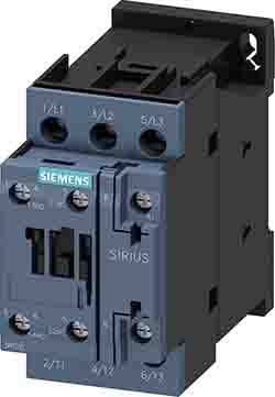 Siemens Contactor SIRIUS De 3 Polos, 1 NA + 1 NC, 32 A, Bobina 110 V Ac, 15 KW