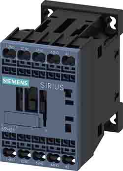 Siemens SIRIUS Leistungsschütz / 24 V Ac Spule, 4 -polig 2 Schließer + 2 Öffner / 10 A