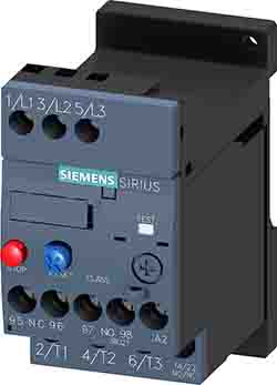 Siemens SIRIUS Überlastrelais 0,25 KW, 0,37 KW, 0,55 KW, 690 V Ac / 1 A