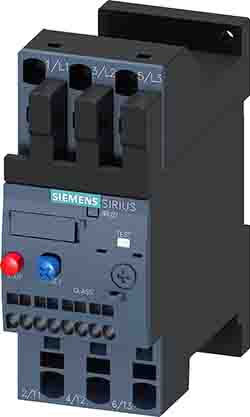 Siemens SIRIUS Überlastrelais 7,5 KW, 11 KW, 15 KW, 690 V Ac / 20 A