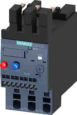 Siemens Overload Relay, 28 A F.L.C, 3 A Contact Rating, 15 KW, 18.5 KW, 22 KW, 690 Vac, SIRIUS
