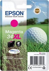 Epson C13T34734010 Druckerpatrone Für Patrone Magenta 1 Stk./Pack Seitenertrag 950