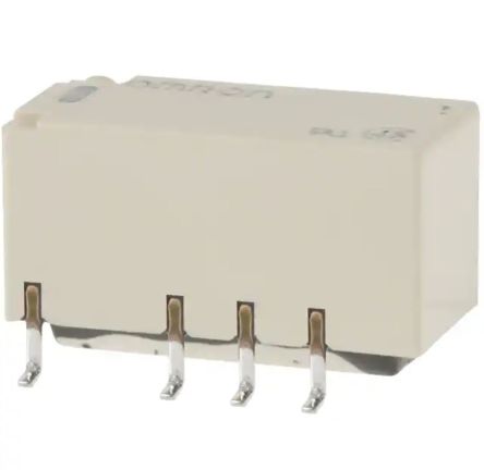 Omron Surface Mount Signal Relay, 24V Dc Coil, 2A Switching Current, DPDT