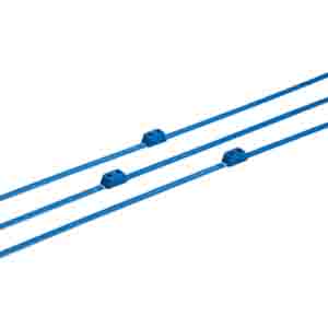 RS PRO 电缆扎带, 尼龙扎带, 双头, 900mm长x8 mm宽, 蓝色