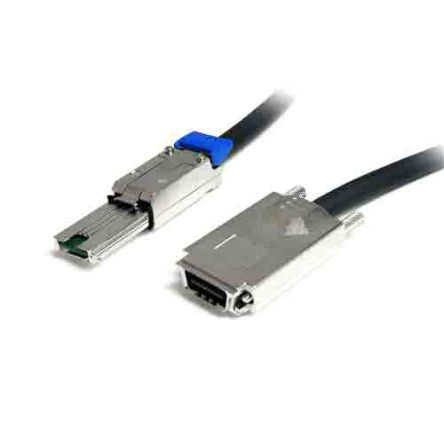 StarTech.com ISAS88 SCSI-Kabel Infiniband / Stecker, Externer Mini-SAS / Stecker, 2m, Rändelschraube