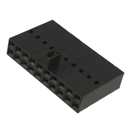 Molex 70450 Crimpsteckverbinder-Gehäuse Buchse 2.54mm, 20-polig / 2-reihig Gerade